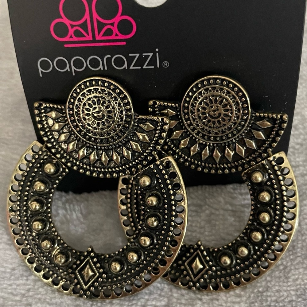 Paparazzi Brass Earrings